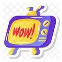 Television Tv Sticker Retro Tv Icon