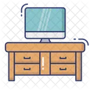 Tv Table  Icon