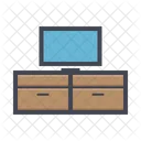 Tv Table Tv Desk Desk Icon