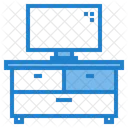 Fernsehtisch Fernsehstander Schrank Symbol