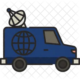 Tv Van  Icon