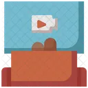 Tv Watching  Icon