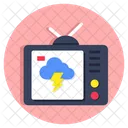 Tv Weather Forecast Television Weather Forecast Weather Overcast Icon