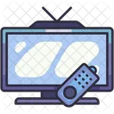 Tv with remote  Icon