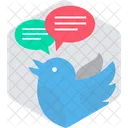 Twitter Reseaux Sociaux Logo Icône