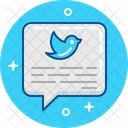 Tweet Chat Communication Icône