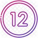 Number Count 12 Icon