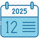 Twelfth Calendar Time Icon