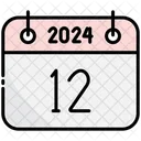 Twelve Calendar 2024 Icon