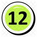 Twelve Number  Icon