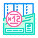 Twelve Pack Toilet Icon