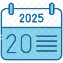 Twentieth Calendar Time Icon