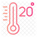 Twenty Celsius Temperature Icon