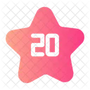 Twenty Number Shapes And Symbols Icon