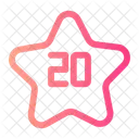 Twenty Number Shapes And Symbols Icon