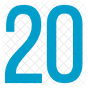 Twenty Numbers Icon