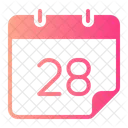 Twenty Eight Calendar Calender 아이콘