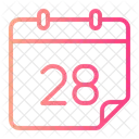 Twenty Eight Calendar Calender Icon