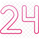 Twenty four  Symbol