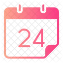 Twenty Four Calendar Calender Icon