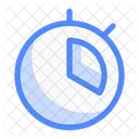 Twenty Minute Time Clock Icon