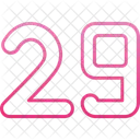Twenty nine  Symbol