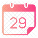 Twenty Nine Calendar Calender Icon