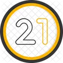 Twenty One Count Counting Icon
