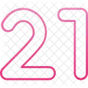 Twenty One Count Counting Icon