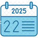 Twenty Second Calendar Time Icon