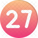 Twenty Seven Count Counting Icon
