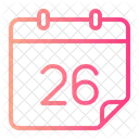 Twenty Six Calendar Calender Symbol