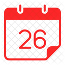 Twenty Six Calendar Calender Icon