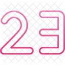 Twenty three  Symbol