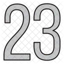 Numbers Days 23 Icon