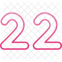 Twenty Two Count Counting Symbol