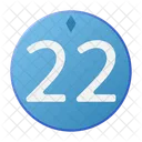 Twenty Two Coin Crystal Icon