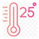 Twentyfive Celsius Temperature Icon