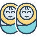 Twin Dual Double Icon