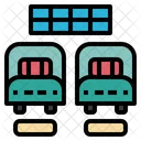 Twin Bed Room Icon