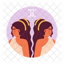 Twins woman gemini zodiac  Symbol