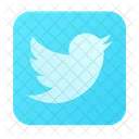 Twitter Redes Sociais Logotipo Icon