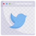 Twitter website  Icon