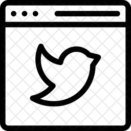 트위터 웹사이트  아이콘