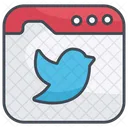 Twitter website  Icon