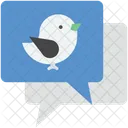 Tweeten Chatten Bubblen Symbol