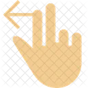 Two Fingers Swipe Icon
