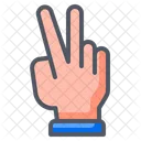 Two Fight Hand Icon