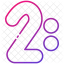 Two Alphabet Shape And Symbol Icon