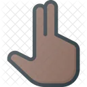 Two Finger Point Icon